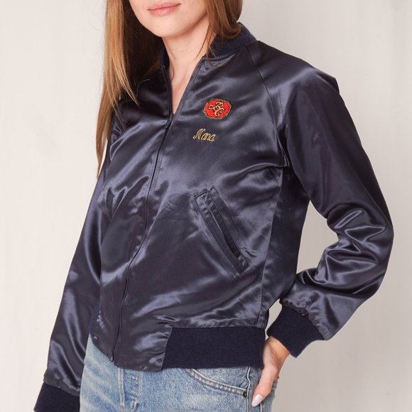 VINTAGE Barbary Coast Casino Satin Bomber Jacket - Picture 6 of 6